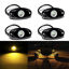 Picture of YONEDA Rock Lights for Trucks(4 Pods Yellow)