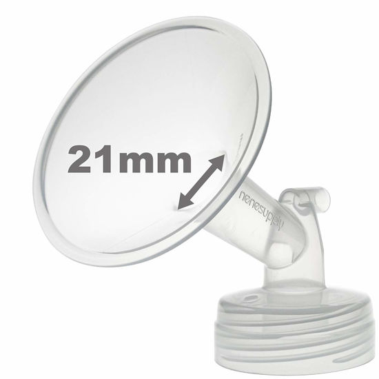 Picture of Nenesupply 1pc 21mm Flanges Compatible with Spectra S2 Spectra S1 9 Plus Breastpumps Replacement to Spectra Pump Parts and Spectra Flange. Compatible with Spectra S2 Parts and Spectra 21mm