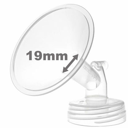 Picture of Nenesupply 1pc 19mm Flanges Compatible with Spectra S2 Spectra S1 9 Plus Breastpumps Replacement to Spectra Pump Parts and Spectra Flange. Compatible with Spectra S2 Parts and Spectra 19mm