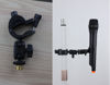 Picture of Hocoder Mic Clamp Microphone Mount with Double Ball Head Adjustment, with 1/4" to 5/8" Copper Screw, Fits Mic Stand