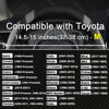 Picture of West Llama Customized Auto Car Steering Wheel Cover for Toyota Rav4 Corolla Camry Highlander (Black+Gray-Standard Size)