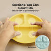Picture of KeaBabies Suction Plates with Lids for Baby - 3-Pack 100% Silicone Suction Plates for Baby, Kids,Toddler Plates,Divided Baby Plates with Suction,Lids, BPA-Free, Microwave, Dishwasher Safe (Amaze)