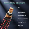 Picture of OTraki 2 Pack Guitar Cables 6 FT Electric Instrument Cord 1/4 Inch Straight to Right Angle 6.35mm Electric Guitar Cable TS Solid Noiseless Musical Bass Cord for Amp Bass Guitar Keyboard, 1.8 Meter