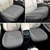 Picture of BOPUOVRE Car Seat Cover for Luxury & Comfort - PU Leather, Anti-Slip, Full Wrap Protection with Storage Pocket for Bottom Cushion - Universal Fit for 95% of Vehicles (Gray,1 Piece)