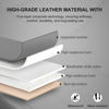 Picture of BOPUOVRE Car Seat Cover for Luxury & Comfort - PU Leather, Anti-Slip, Full Wrap Protection with Storage Pocket for Bottom Cushion - Universal Fit for 95% of Vehicles (Gray,1 Piece)