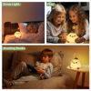 Picture of Cute Duck Night Light for Kids, Attivolife Animal Soft Silicone LED Lamp with Dimmable and Timer, Portable USB Rechargeable Bedroom Bedside Table Decor, Birthday Christmas Gifts for Baby Girl Children