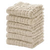 Picture of Looxii Baby Washcloths Muslin Burp Cloths Soft Absorbent Muslin Baby Face Towels for Newborns, 6 Pack, 12x12 Inches