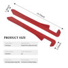 Picture of IHOTDER 2PCS Car Seat Gap Filler - Car Seat Gap Filler Organizer for Holding Phone,Key,Purse - Universal Car Gap Filler Fits Car Truck SUV Car Interior Accessories (Red/2PCS)…
