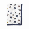 Picture of Little Unicorn Planetary Cotton Muslin Quilt Receiving Blanket | 100% Cotton | Super Soft | Babies and Toddlers | 30” x 40” | Machine Washable
