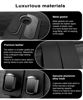 Picture of VETERBONE Car Hooks for Headrest, 2PCS Car Purse Hooks Luxurious leather 100% Metal Car Hangers for Seat Multifunctional Car Bag Hook Car Seat Back Storage Hook Accessories (Black)