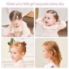 Picture of 40 PCS Cute Toddler Snap Hair Clips with Flower Patterns - 1.5" Mini Hair Barrettes and Accessories for Baby Girls, Infants, Toddlers