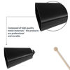 Picture of Soulmate Cowbell 5 inch Metal Steel Cow Bell Instrument Noise Makers Cowbell Hand Percussion Cow Bells with Handle Stick for Drumset