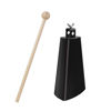Picture of Soulmate Cowbell 6 inch Metal Steel Cow Bell Instrument Noise Makers Cowbell Hand Percussion Cow Bells with Handle Stick for Drumset