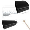Picture of Soulmate Cowbell 6 inch Metal Steel Cow Bell Instrument Noise Makers Cowbell Hand Percussion Cow Bells with Handle Stick for Drumset