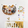 Picture of YKBU Large Stuffed Animal Net Hammock Macrame Toy Diaplay Plush Toy Holder Ceiling Hanging Net for Stuffed Animal Storage Kid Bedroom Boho Nursery Decor (Black, Small)