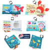 Picture of Fish Baby Books Toys, Touch Feel Cloth Crinkle Books for Babies,Baby Infant Toys 0-6, 6-12, 12-18 Months,Early Learning Education Toys,Shower Baby Gifts for Boys Girls,Teething,Mirror,Shark Ocean Book