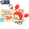 Picture of Fish Baby Books Toys, Touch Feel Cloth Crinkle Books for Babies,Baby Infant Toys 0-6, 6-12, 12-18 Months,Early Learning Education Toys,Shower Baby Gifts for Boys Girls,Teething,Mirror,Shark Ocean Book