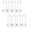 Picture of LLOOC Cabinet Locks for Babies,8 Pack U-Shaped Child Proof Cabinet Locks,Baby Proofing Cabinets,Child Locks for Cabinets,Child Proof Cabinet Latches with Adjustable(White)