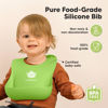 Picture of KeaBabies 2-Pack Silicone Bibs For Babies, Silicone Baby Bibs for Eating, Food-Grade Pure Silicone Bib, Toddler Bibs, Waterproof Bibs, Feeding Bibs, Silicon Bibs for Toddlers, Boys, Girls (Cloud Nine)