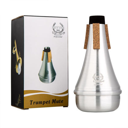 Picture of Rhythm Trumpet Mute,Trumpet Mute Silencer,Lightweight Aluminum Trumpet Practice Mute