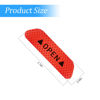 Picture of AUKEPO 8PCS Reflective Open Warning Stickers for Car Door, Night Visibility Auto Safety Prompt Decals, Anti-Collision Protective Strip Tape, Car Accessories Universal for Truck, SUV, Van (Red)