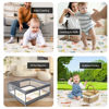 Picture of Baby Play Mat, 50 x 50 Inch Play Mat Perfect for Use Baby Playpen, Foldable Baby Foam Playmat for Floor, Portable Waterproof Activity PlayMats for Babies, Infants and Toddlers