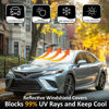 Picture of INSAUTO Windshield Sun Shades Custom Fit for Toyota Camry 2018-2023 - Sunshade for Front Window Cover - Double Layer Heat Shield Sun Visor Cool Car Accessory
