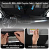 Picture of INSAUTO Windshield Sun Shades Custom Fit for Toyota Camry 2018-2023 - Sunshade for Front Window Cover - Double Layer Heat Shield Sun Visor Cool Car Accessory