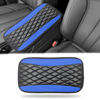 Picture of Car Center Console Cover, Universal Leather Waterproof Armrest Seat Box Cover Protector, Comfortable Car Decor Accessories Fit for Most Cars, Vehicles, SUVs -Blue