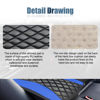 Picture of Car Center Console Cover, Universal Leather Waterproof Armrest Seat Box Cover Protector, Comfortable Car Decor Accessories Fit for Most Cars, Vehicles, SUVs -Blue