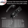 Picture of ATRACYPART Interior Door Handle Kit Front Rear Right Passenger Side | for 2007-2014 Chevy Silverado Tahoe Suburban Avalanche, GMC Sierra Yukon, Cadillac Escalade | Replaces# 20833602, 20871483, 80375