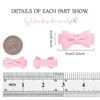 Picture of Mini Fully Lined Grosgrain Ribbon Bows Hair Clips for Girls and Infants - 1.2" Tiny Hair Clips in 20 Color Pairs (40PCS)