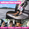 Picture of Viewsun Car Vacuum Cordless Rechargeable, 8000PA High Power Handheld Vacuum Cleaner with 17PCS Car Cleaning Kit, Pink Auto Accessories for Women Gift
