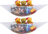 Picture of Simple Houseware 2 PK - Stuffed Animals Jumbo Toy Storage Hammock, White