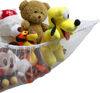 Picture of Simple Houseware 2 PK - Stuffed Animals Jumbo Toy Storage Hammock, White
