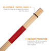 Picture of Jazz Drum Sticks Drumsticks Bamboo Punk Drum Sticks for Jazz Folk Music (red)