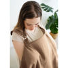 Picture of MairMore Muslin Nursing Covers for Breastfeeding, Privacy Breast Feeding Cover with Arch Neckline for Mom and Baby, Breathable 100% Cotton Nursing Apron Multi-use Stroller Cover