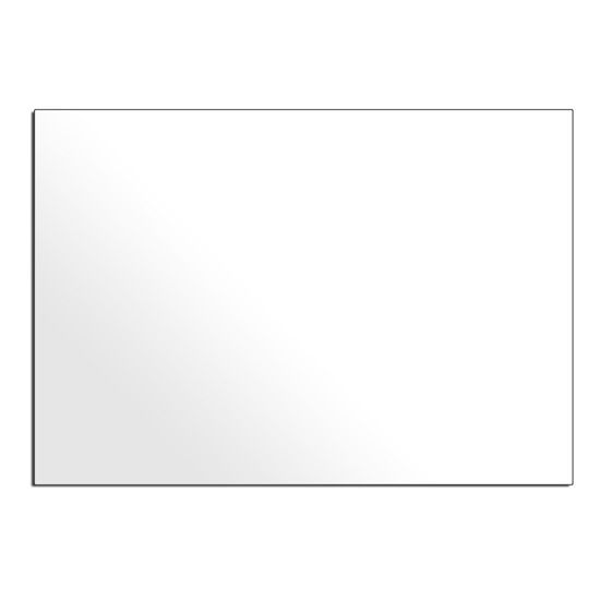 Picture of Musiclily 435x290mm Guitar Bass Pickguard Blank Material DIY Sheet Scratch Plate for Strat Tele Electric Guitar Jazz Precision Bass,1Ply Silver Mirror Acrylic
