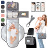 Picture of Portable Changing Pad for Baby Shower Gifts & New Mom Gifts, Travel Diaper Changing Pad for Newborn, Large Waterproof Baby Changing Mat, Foldable & Detachable Diaper Changing Station by Pillani