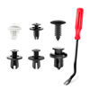 Picture of GOOACC 120PCS Car Bumper Push Retainer Clips & Nylon Fasteners Rivet Kit 6mm 7.6mm 8mm 8.8mm 10mm Door Trim Panel Clips, 5PC Fastener Remover