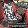Picture of Siivton Car Seat Protector for Child Car Seat,Waterproof Car Seat Cover with Thick Padding, Non-Slip Backing, Protects Fabric & Leather Seats, 2 Mesh Storage Pockets(Cow Print)