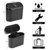 Picture of EnthuLove 2 Packs Mini Car Trash Can Bin with Lid and 150pcs Trash Bags,Car Trash Can Bin,Car Garbage Trash Can Storage for Front Back Seat Accessories (2)…