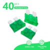 Picture of (40Pcs) 30 Amp Standard Automotive Fuse, 30A 12V 24V 32V Car Blade Fuses ATO APR ATS for Car/RV/Truck/SUV/Motorcycle/Boat