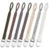 Picture of Duludulu 7 Pcs Braided Pacifier Clip, Pacifier Clips for Boys & Baby Girls, Pacifier Holder Clip Binky Clips
