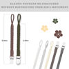 Picture of Duludulu 7 Pcs Braided Pacifier Clip, Pacifier Clips for Boys & Baby Girls, Pacifier Holder Clip Binky Clips