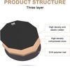 Picture of GLEAM Drum Practice Pad - 8 inch Rubber Surface High Density Compressed Wood Foam Backside (Double-sided)