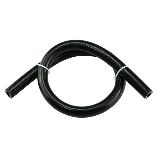 Picture of Ucreative 3.2FT ID 5/8" (16mm) Reinforced High Temperature Silicone Vacuum Tubing Hose 200PSI Max Pressure Black