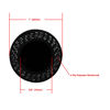 Picture of Ucreative 3.2FT ID 5/8" (16mm) Reinforced High Temperature Silicone Vacuum Tubing Hose 200PSI Max Pressure Black