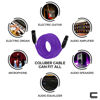 Picture of Balanced XLR Cable Male to Female - 10 Feet Purple - Pro 3-Pin Microphone Connector for Powered Speakers, Audio Interface or Mixer for Live Performance & Recording