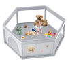 Picture of 65×65 Inch Hexagonal Baby Playpen, Playpen for Babies and Toddlers, Baby Play Pen Pin Indoor Outdoor Baby Play Fence